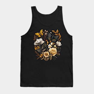 Realistic flowers botanical Tank Top